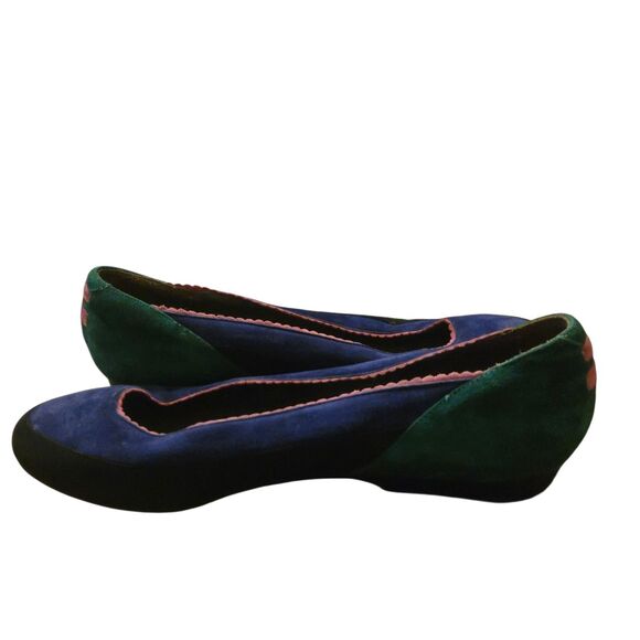 VTG Vaneli Size 9M Colorblock Flats Shoes Italy Maximalist 90's - Picture 4 of 13